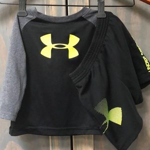 BOGO Under Armour 12 mo Raglan 18mo shorts